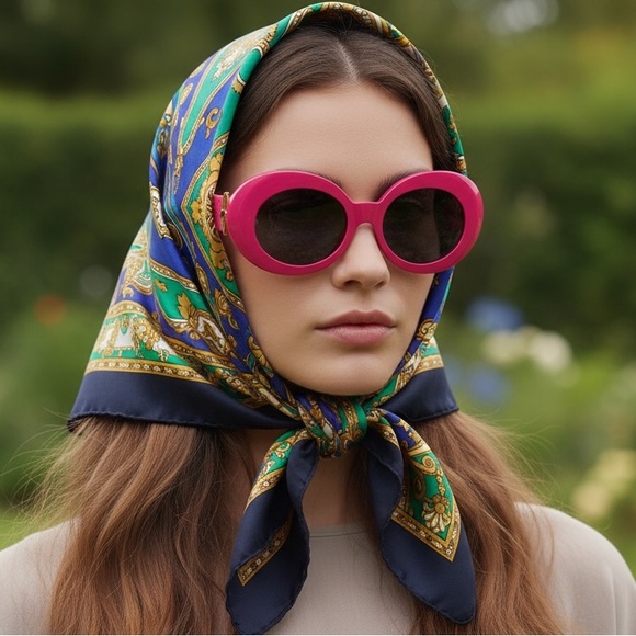 Versace Authentic Women’s Fuchsia Pink Sunglasses with Grey Lenses. Brand New! - Picture 9 of 10